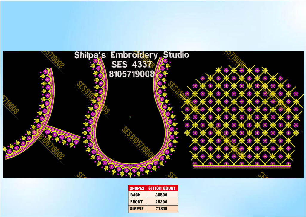 Embroidery Designs 4301-4400 Series