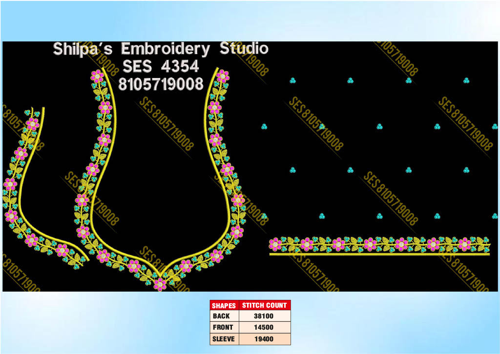 Embroidery Designs 4301-4400 Series