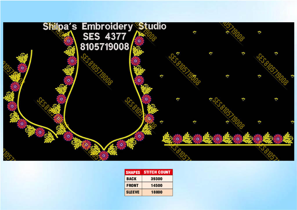 Embroidery Designs 4301-4400 Series