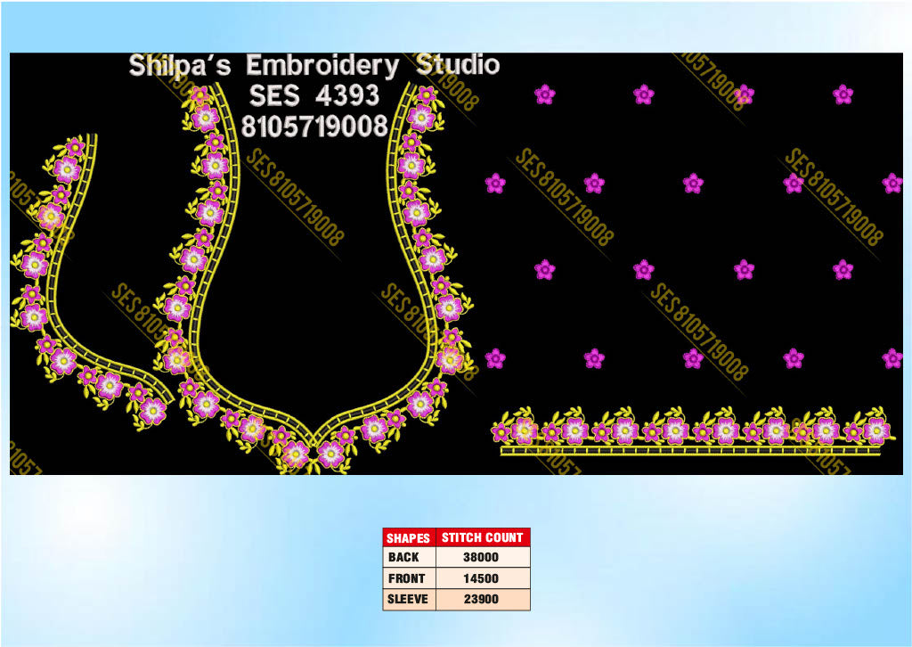 Embroidery Designs 4301-4400 Series