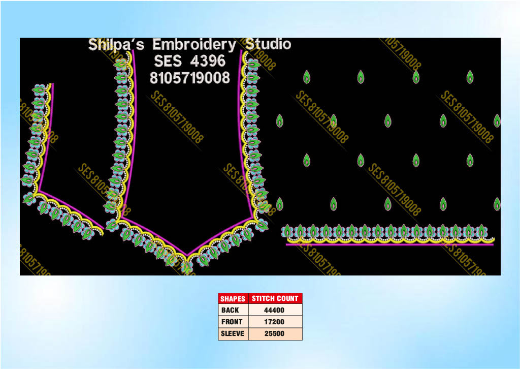 Embroidery Designs 4301-4400 Series