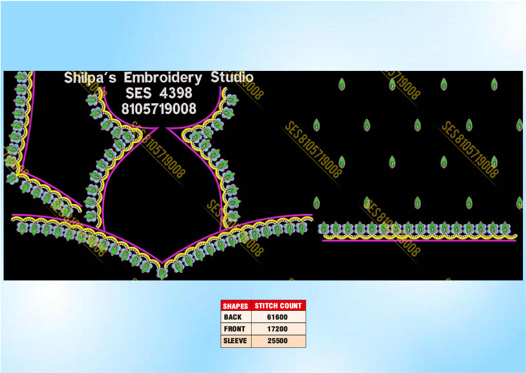 Embroidery Designs 4301-4400 Series