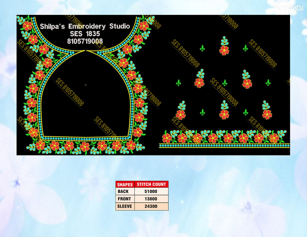Embroidery Designs 1801-1900 Series
