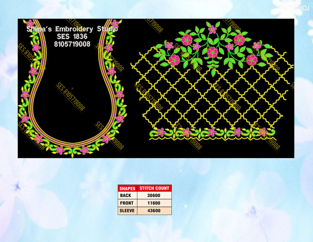 Embroidery Designs 1801-1900 Series