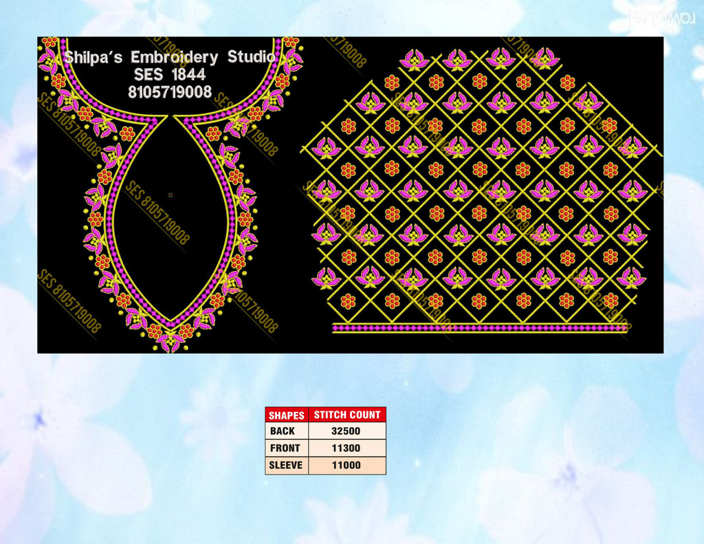 Embroidery Designs 1801-1900 Series