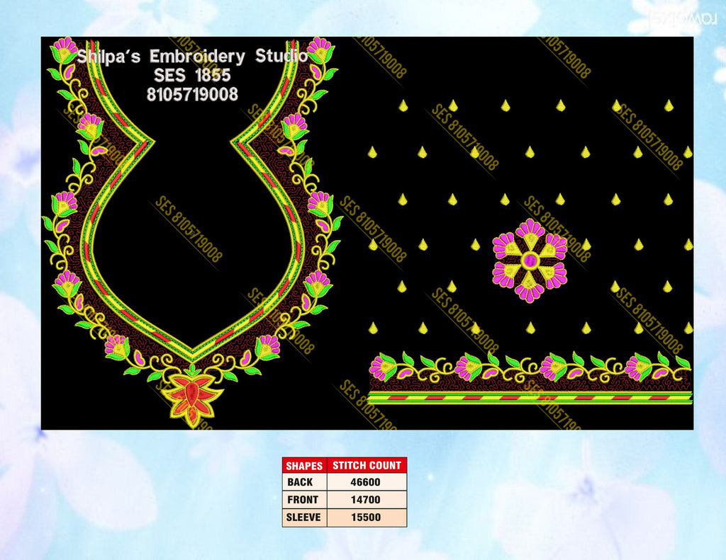 Embroidery Designs 1801-1900 Series
