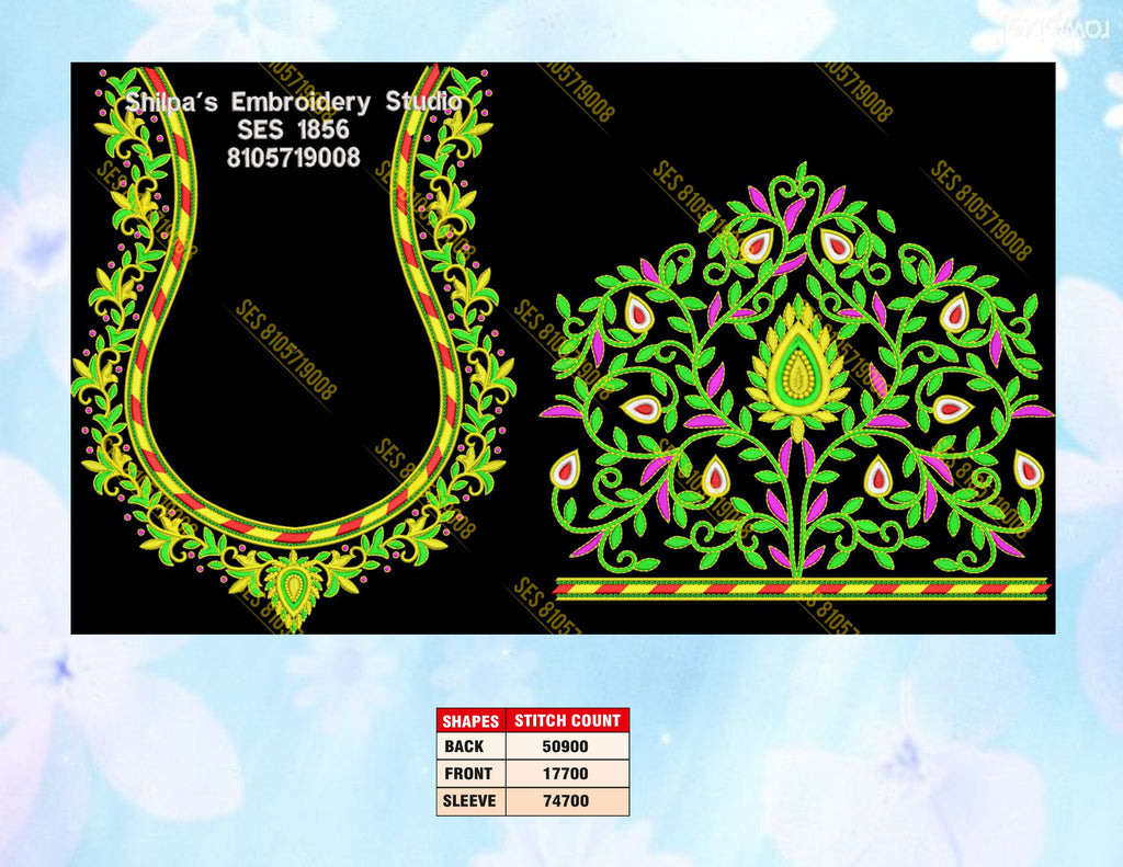 Embroidery Designs 1801-1900 Series