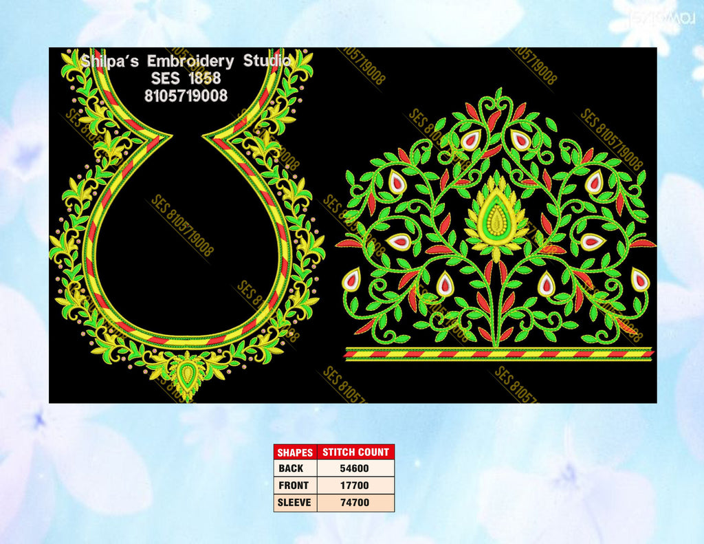Embroidery Designs 1801-1900 Series