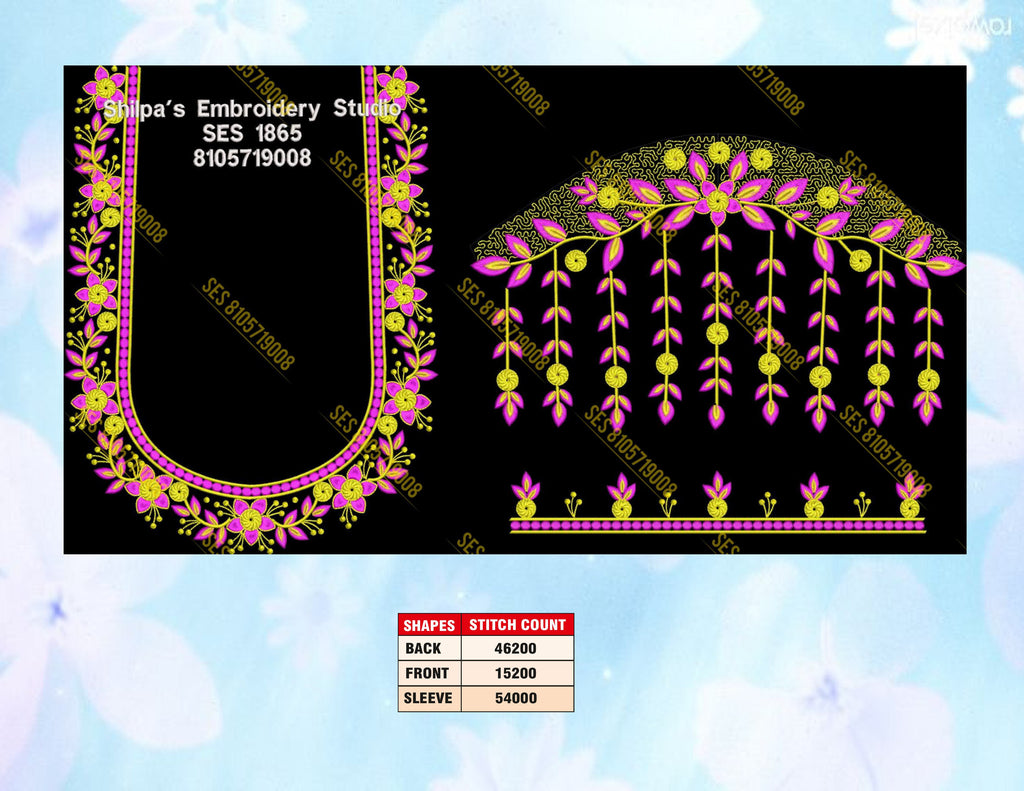 Embroidery Designs 1801-1900 Series