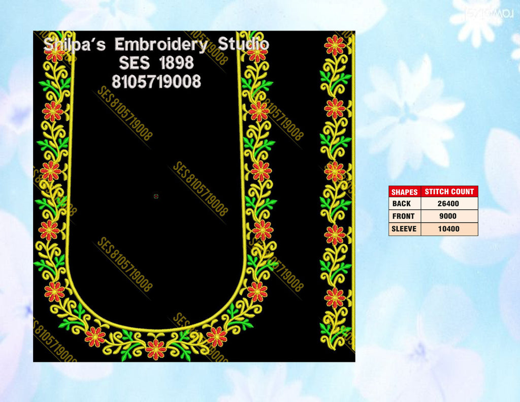 Embroidery Designs 1801-1900 Series