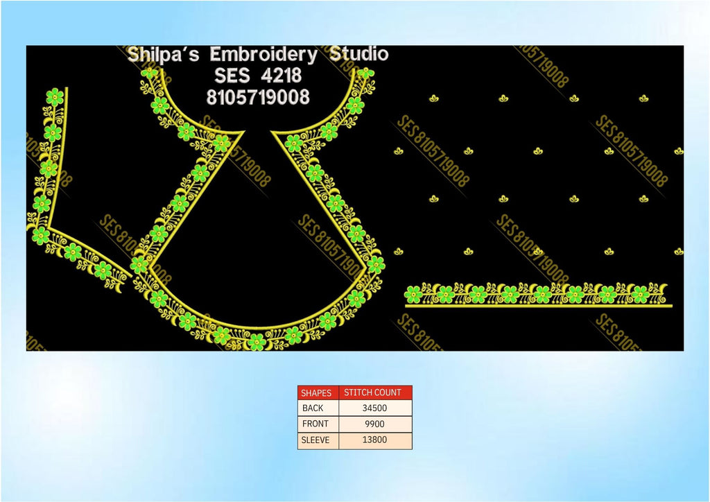 Embroidery Designs 4201-4300 Series