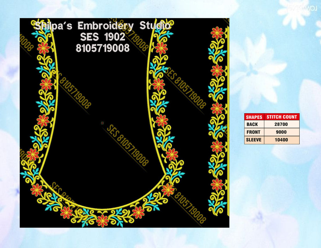 Embroidery Designs 1901-2000 Series