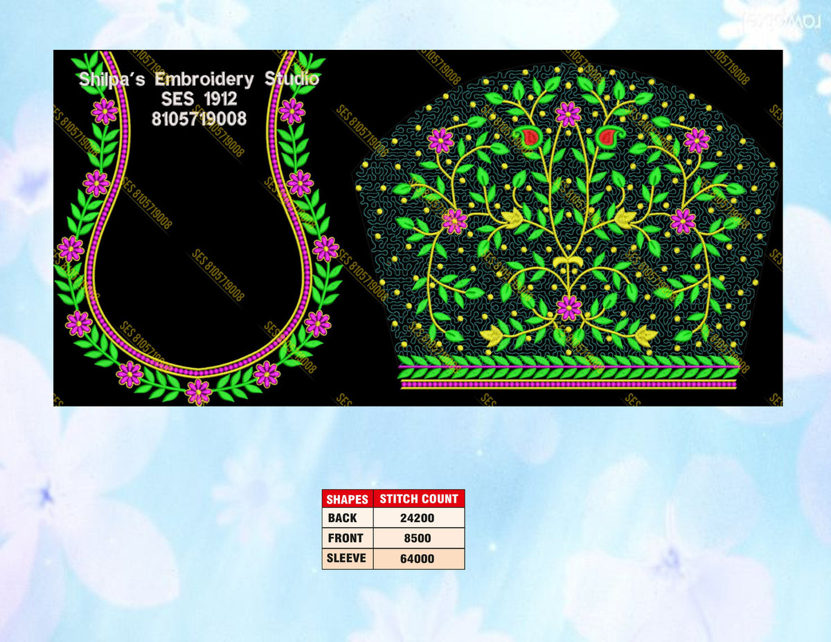 Embroidery Designs 1901-2000 Series