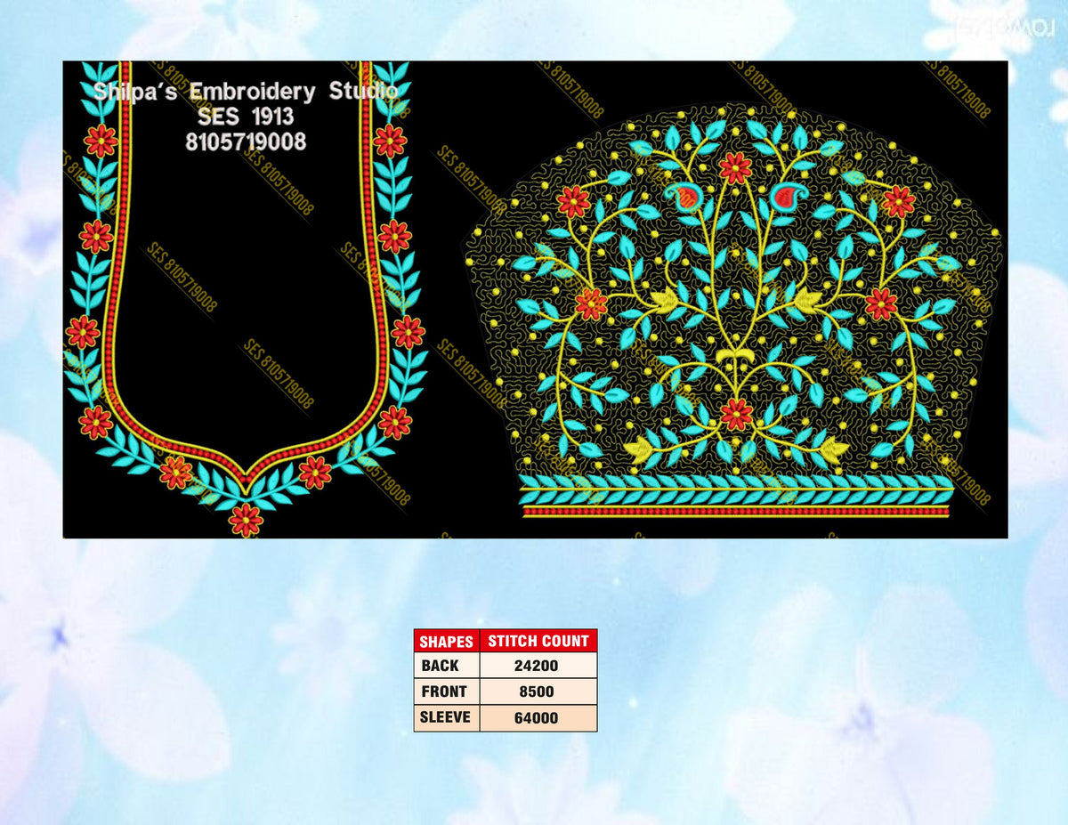 Embroidery Designs 1901-2000 Series