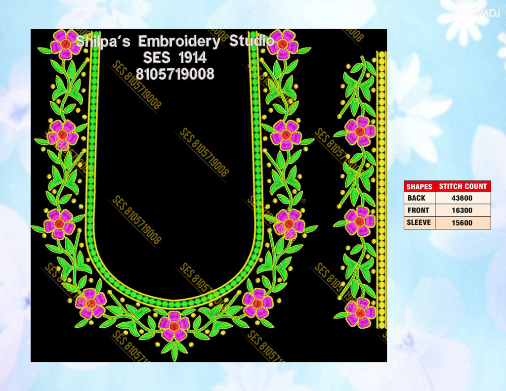Embroidery Designs 1901-2000 Series