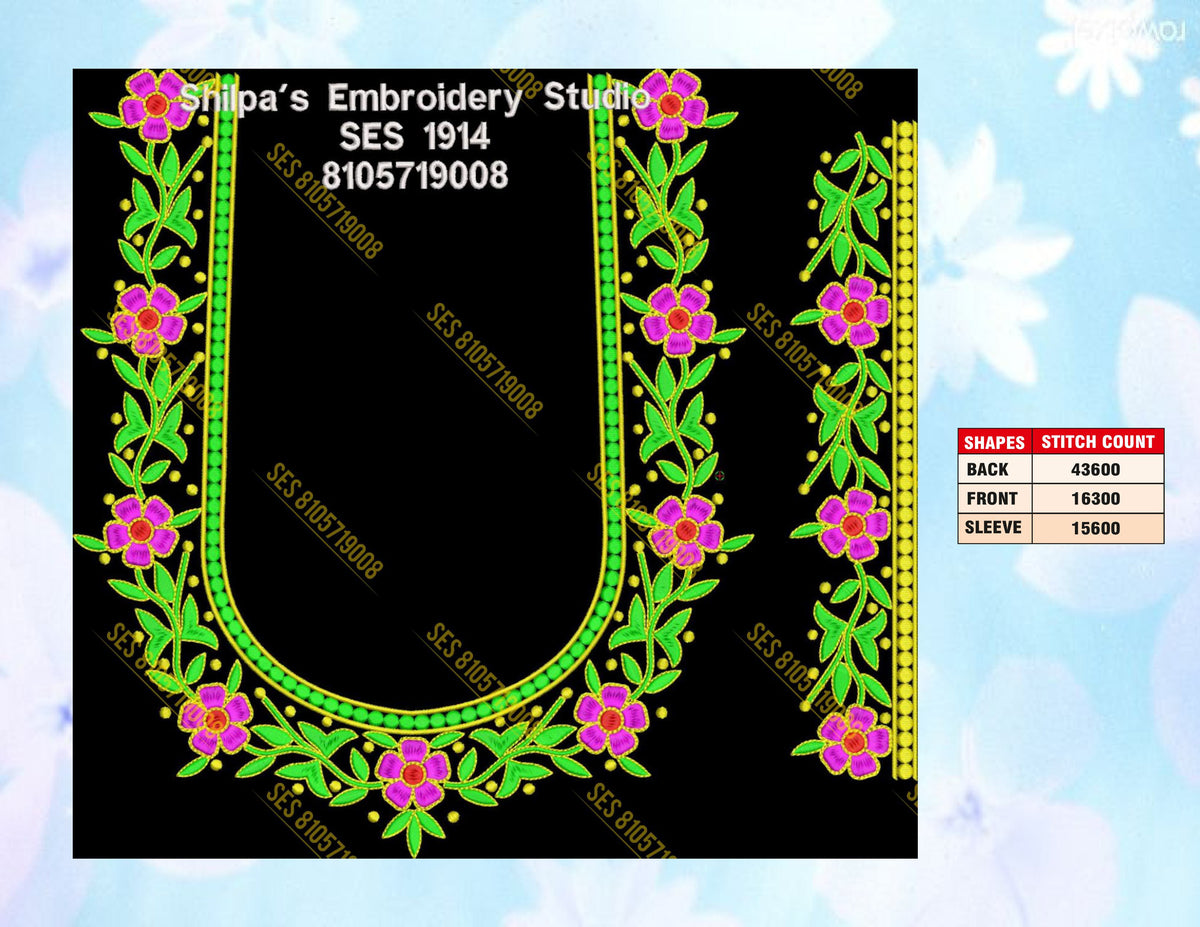 Embroidery Designs 1901-2000 Series