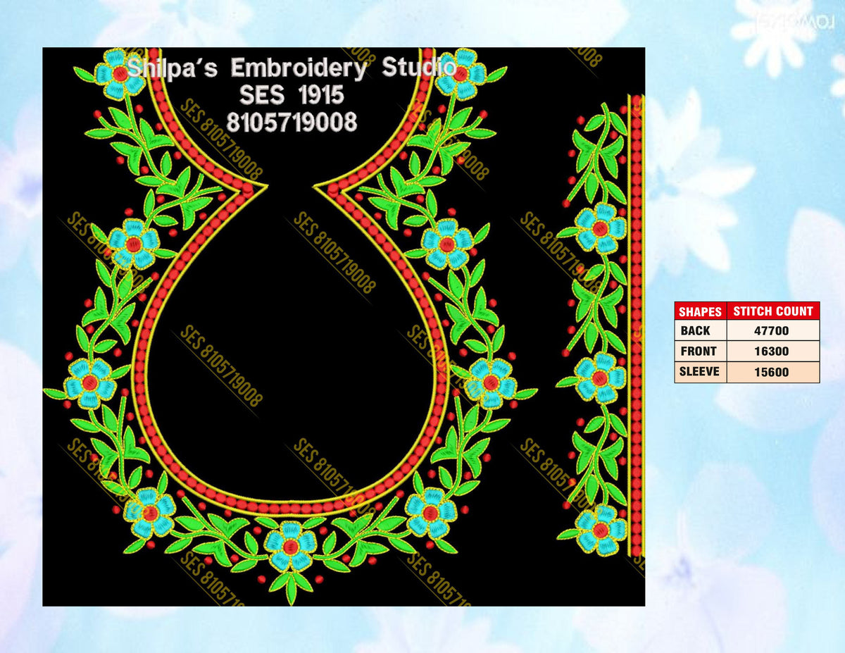Embroidery Designs 1901-2000 Series