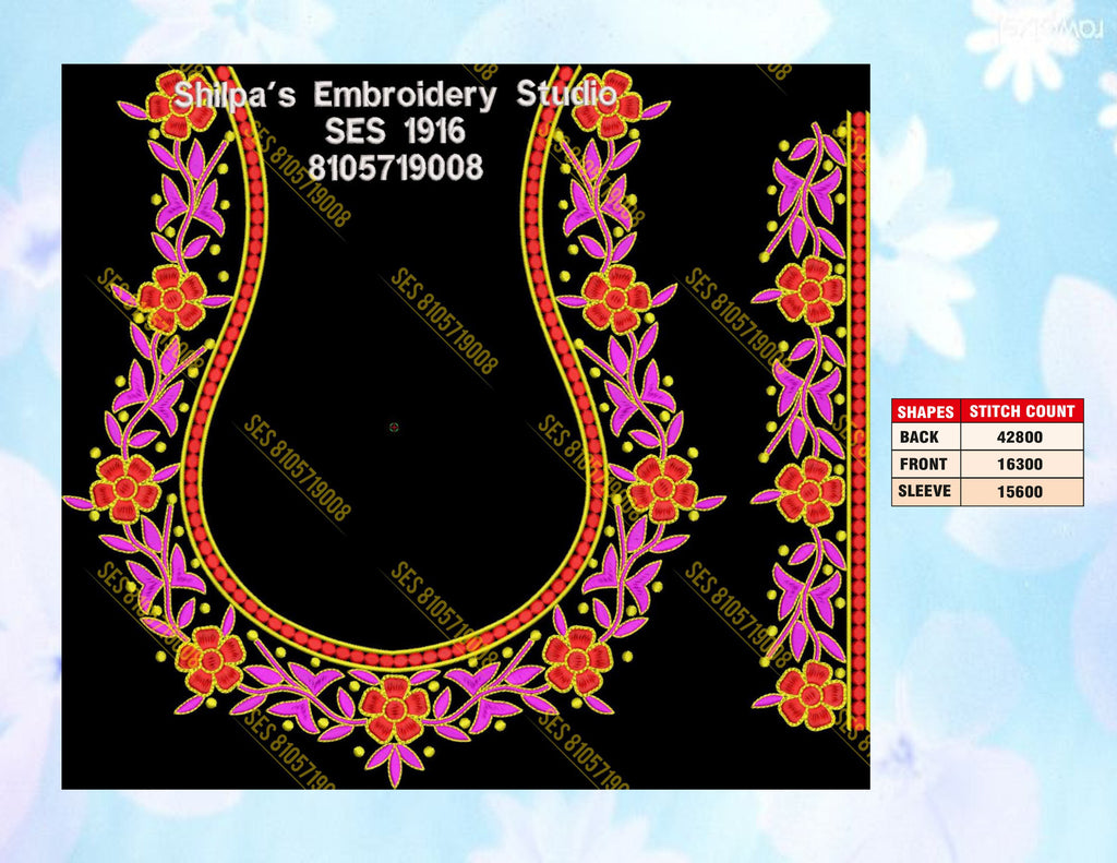 Embroidery Designs 1901-2000 Series