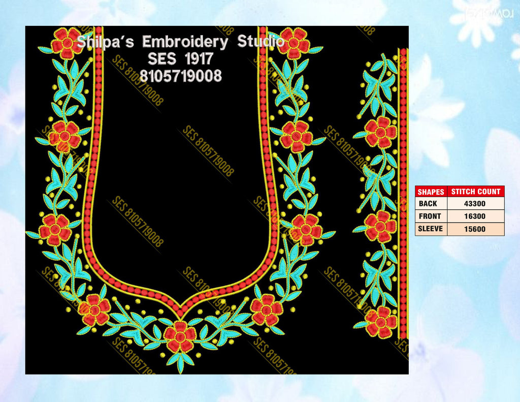 Embroidery Designs 1901-2000 Series