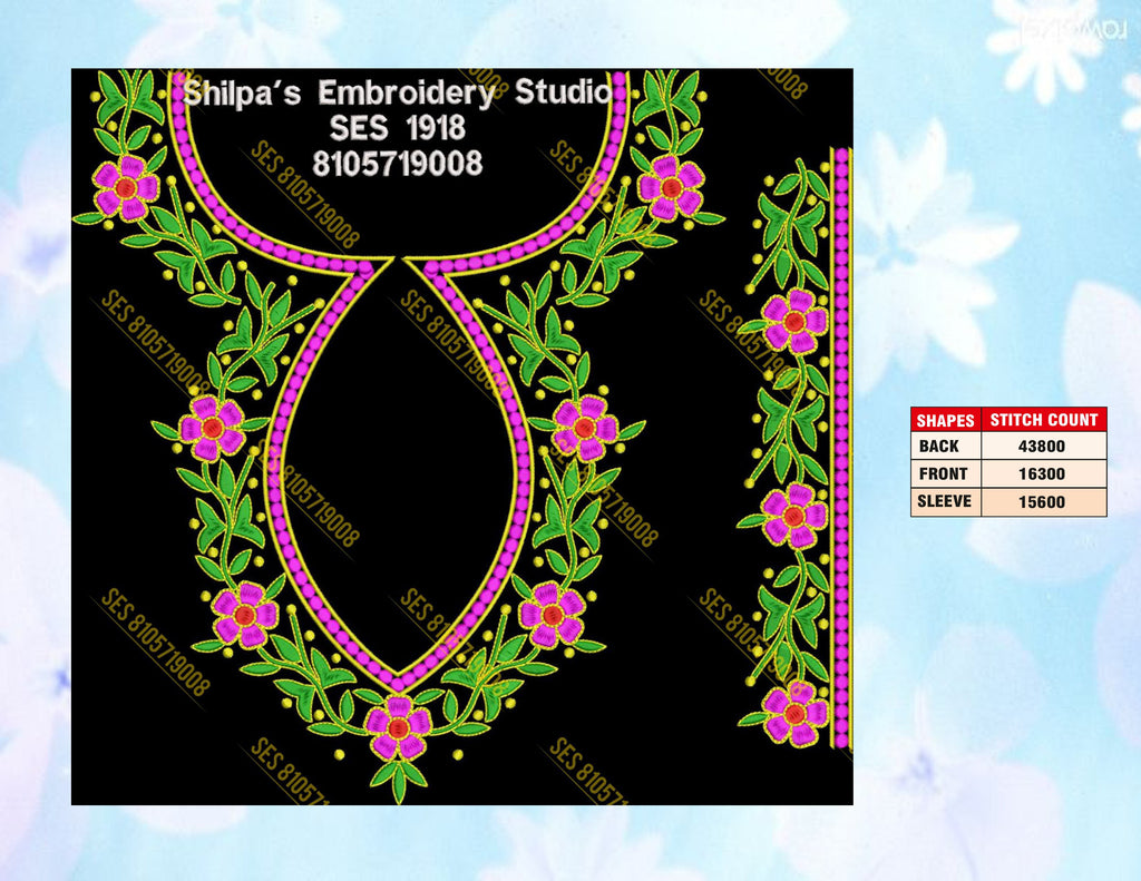 Embroidery Designs 1901-2000 Series