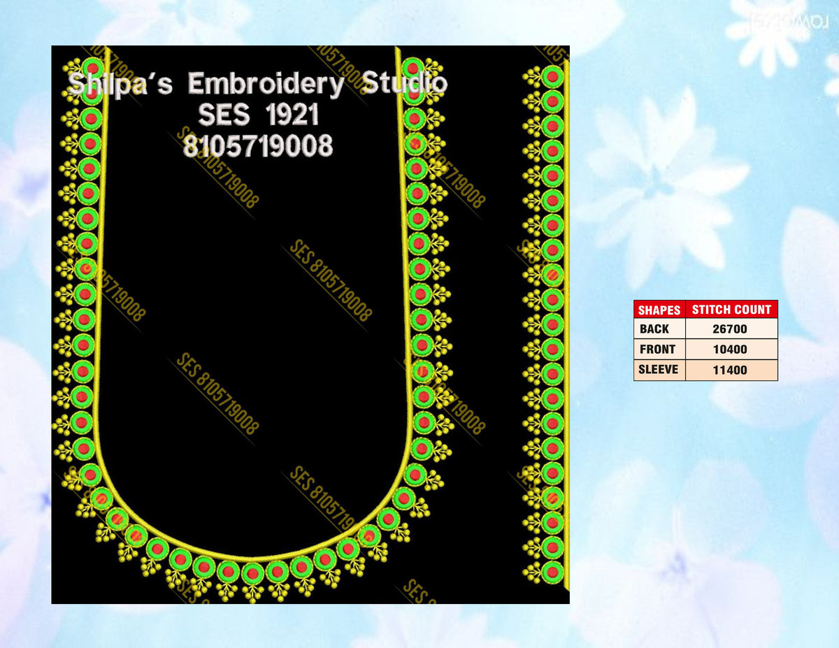 Embroidery Designs 1901-2000 Series