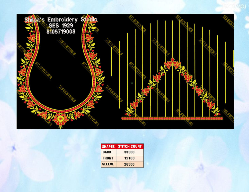 Embroidery Designs 1901-2000 Series
