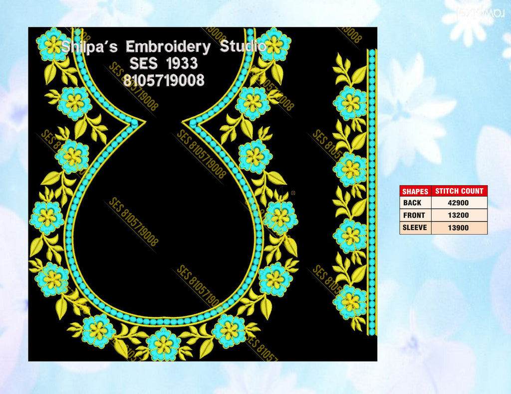 Embroidery Designs 1901-2000 Series