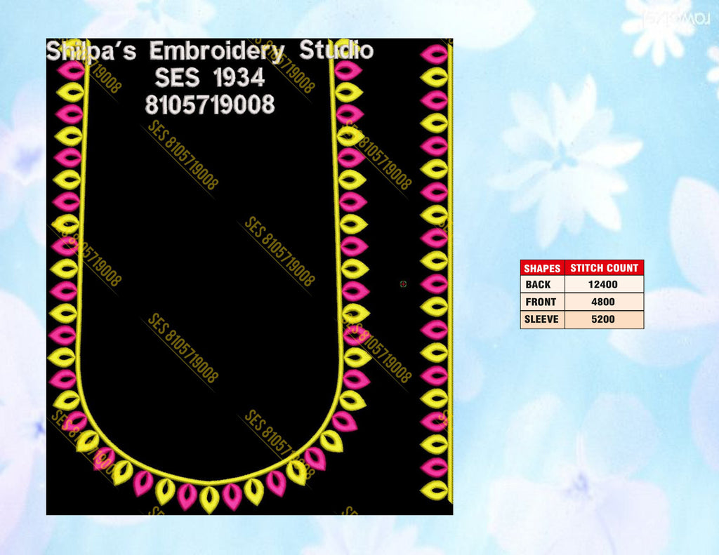 Embroidery Designs 1901-2000 Series