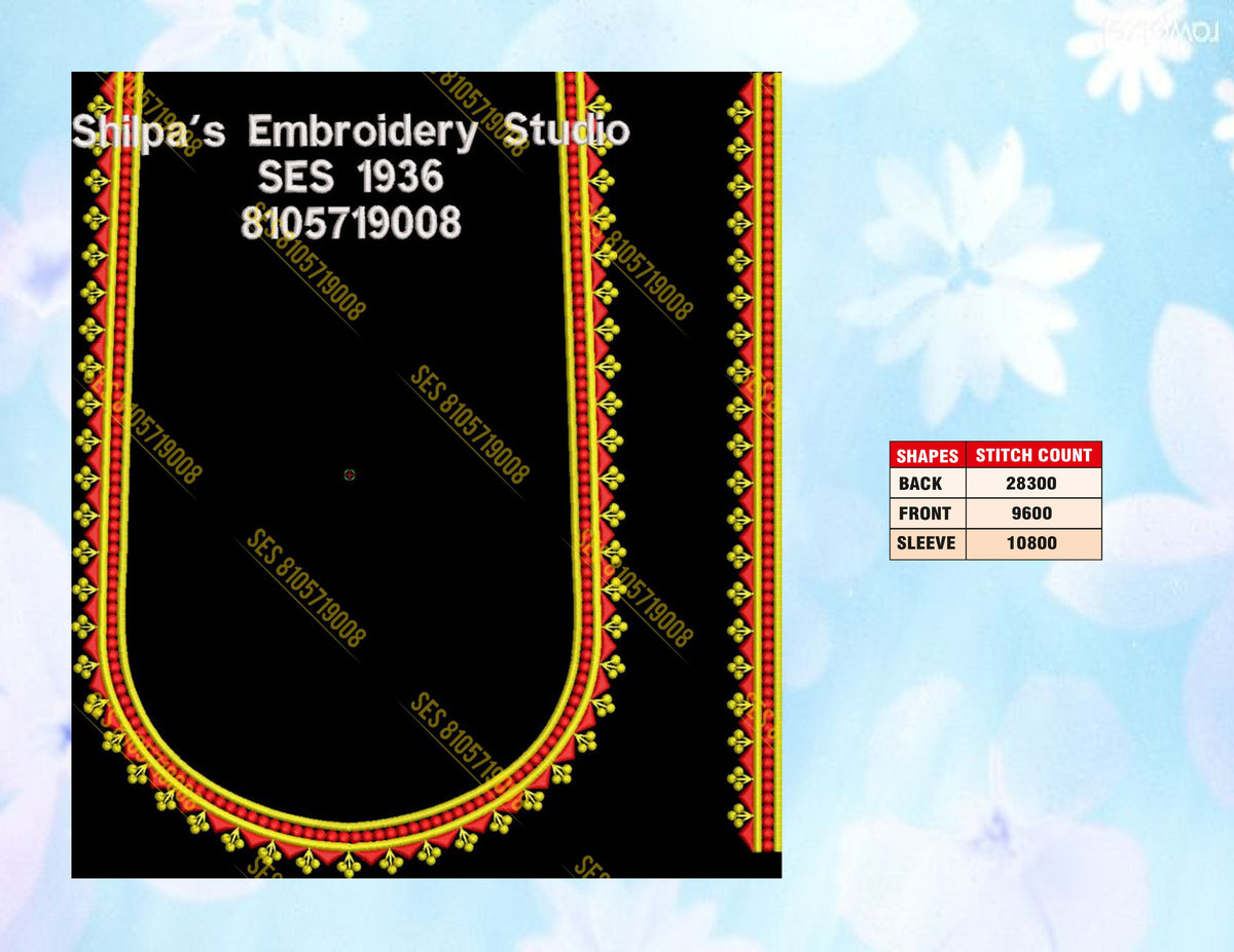 Embroidery Designs 1901-2000 Series