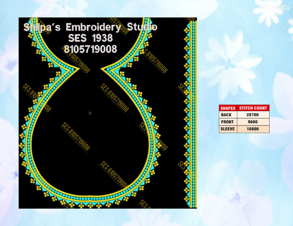 Embroidery Designs 1901-2000 Series