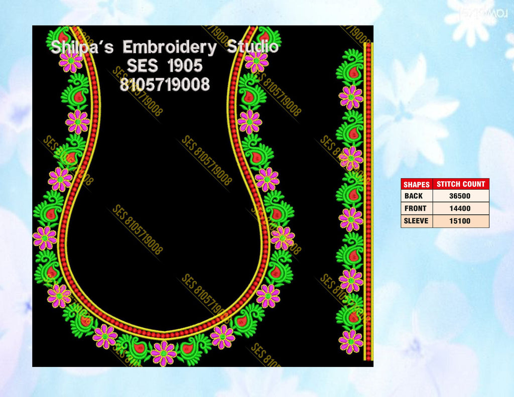 Embroidery Designs 1901-2000 Series