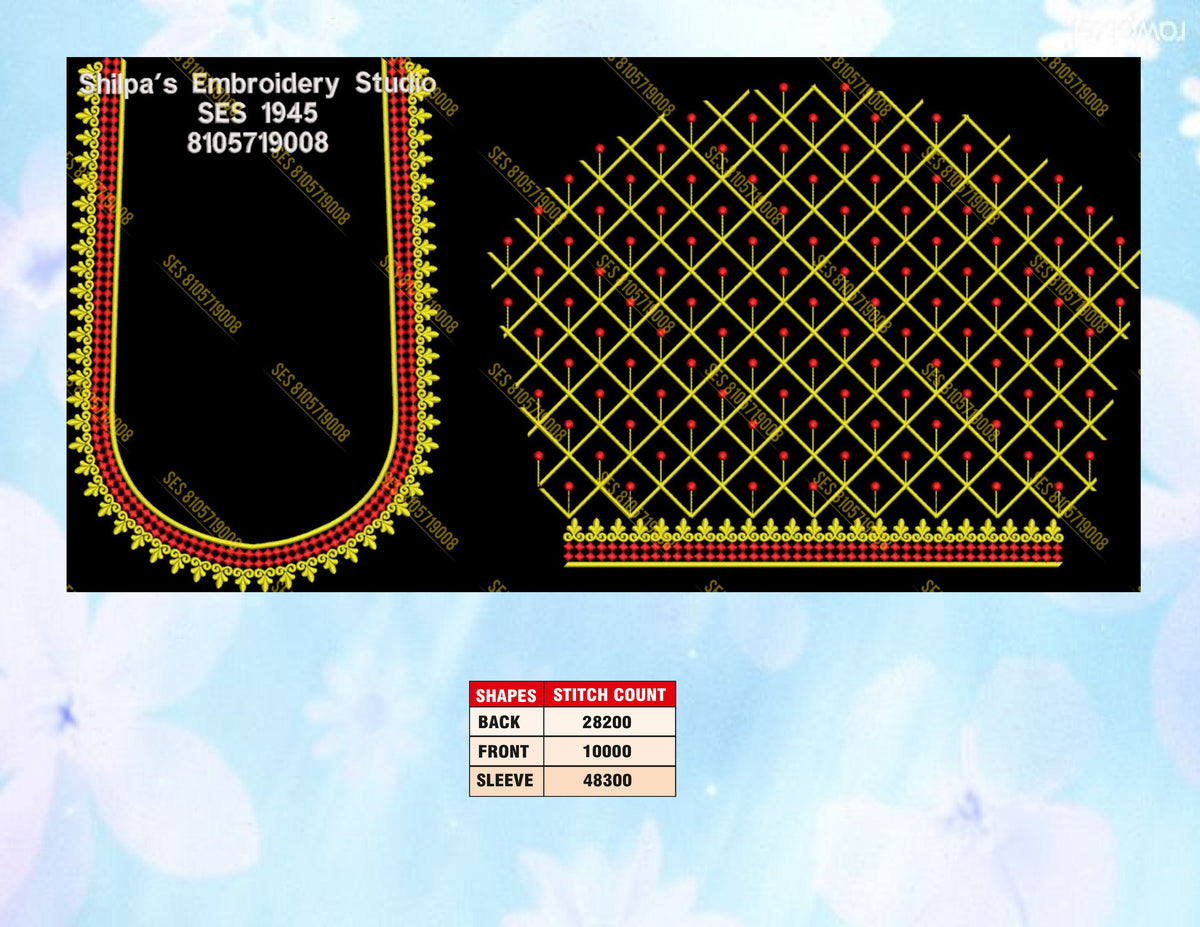 Embroidery Designs 1901-2000 Series