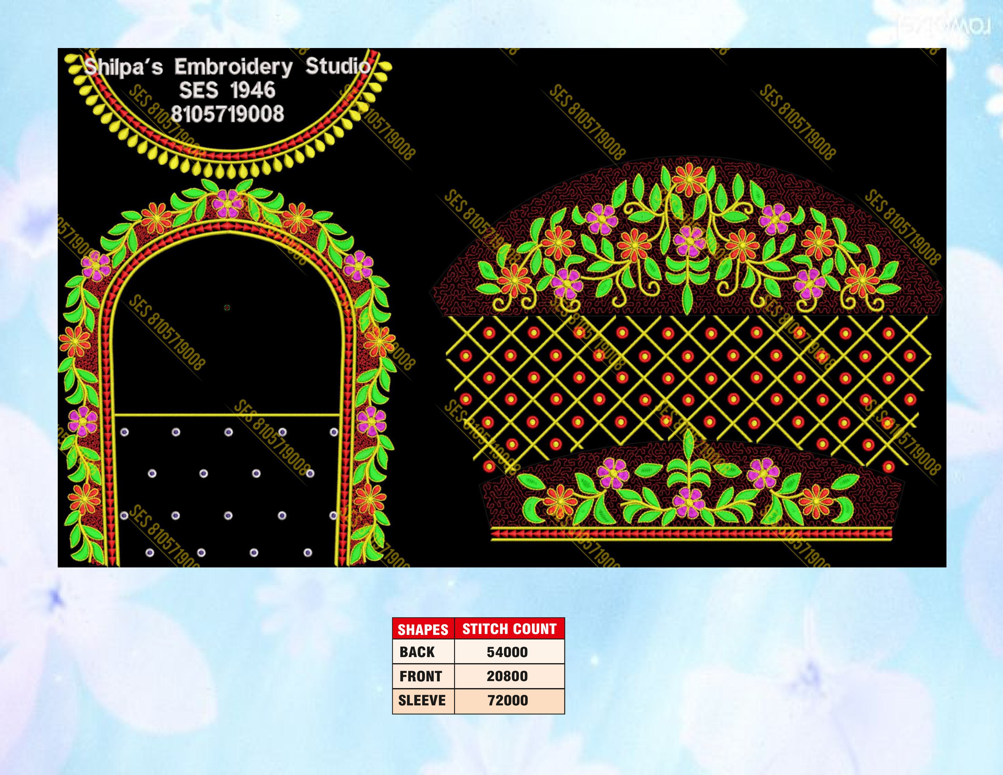 Embroidery Designs 1901-2000 Series