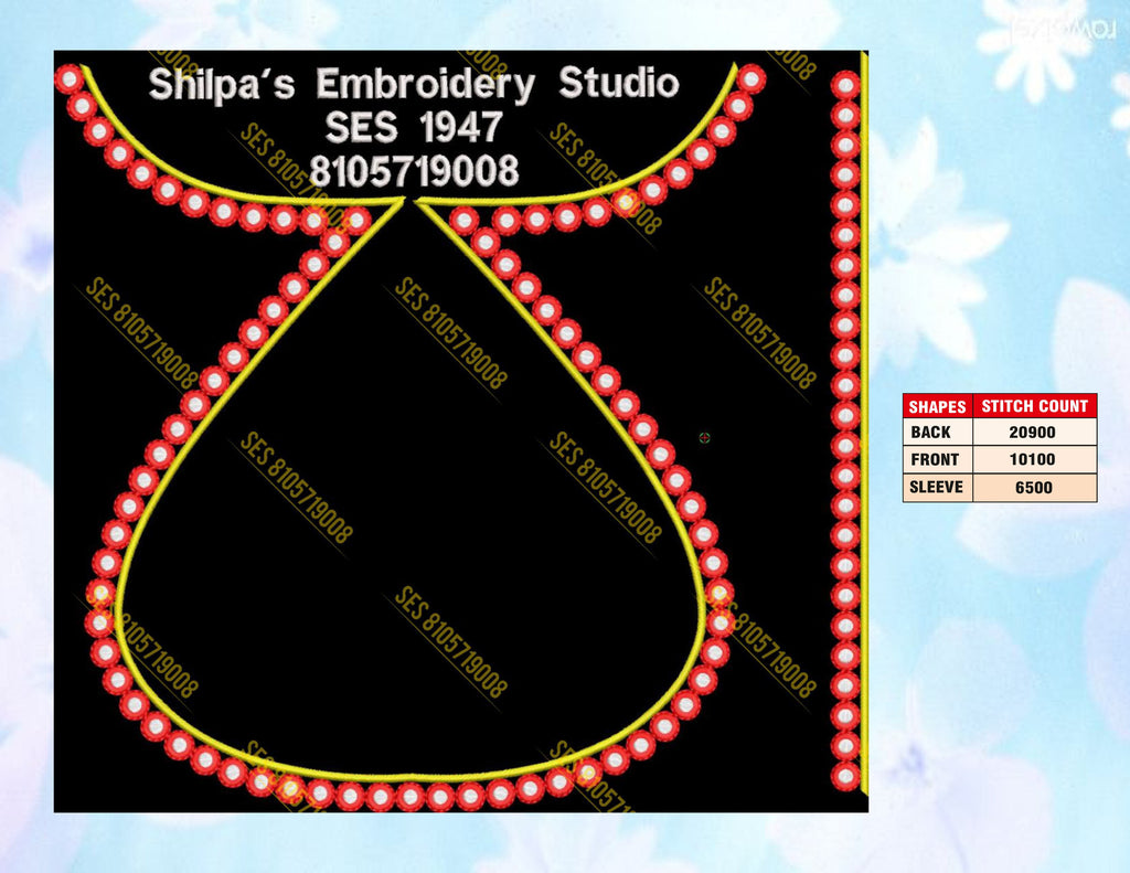 Embroidery Designs 1901-2000 Series