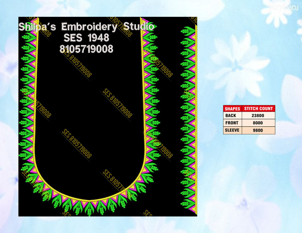 Embroidery Designs 1901-2000 Series