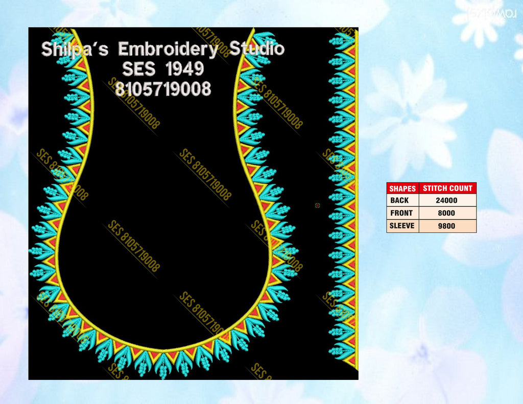 Embroidery Designs 1901-2000 Series