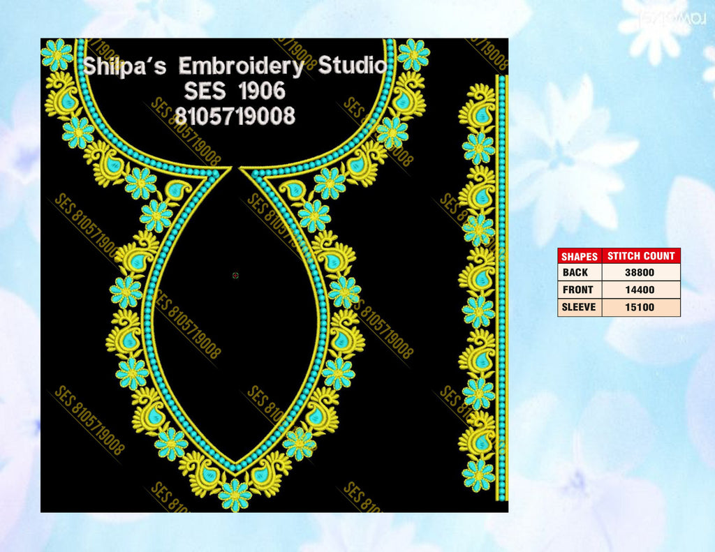 Embroidery Designs 1901-2000 Series