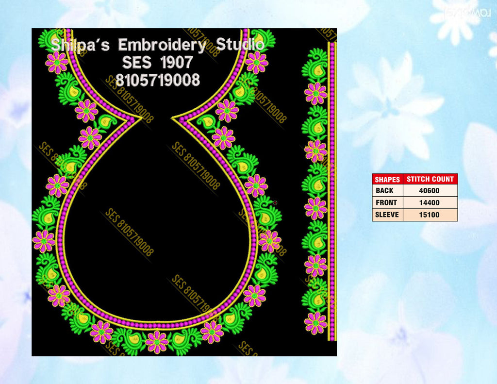 Embroidery Designs 1901-2000 Series