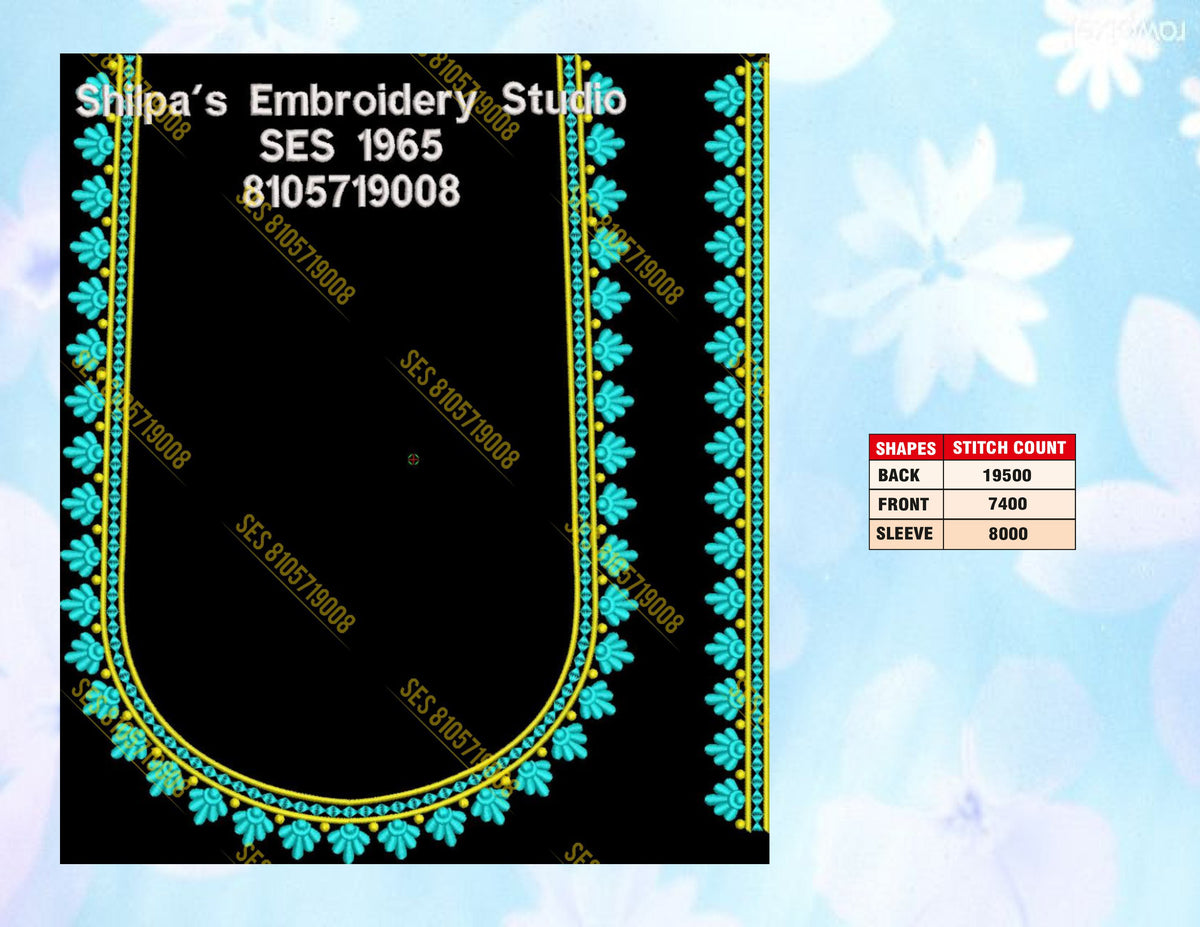 Embroidery Designs 1901-2000 Series