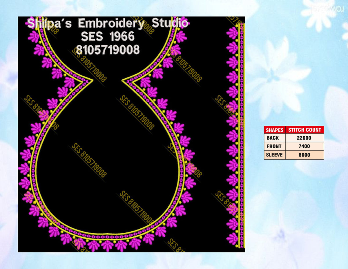 Embroidery Designs 1901-2000 Series