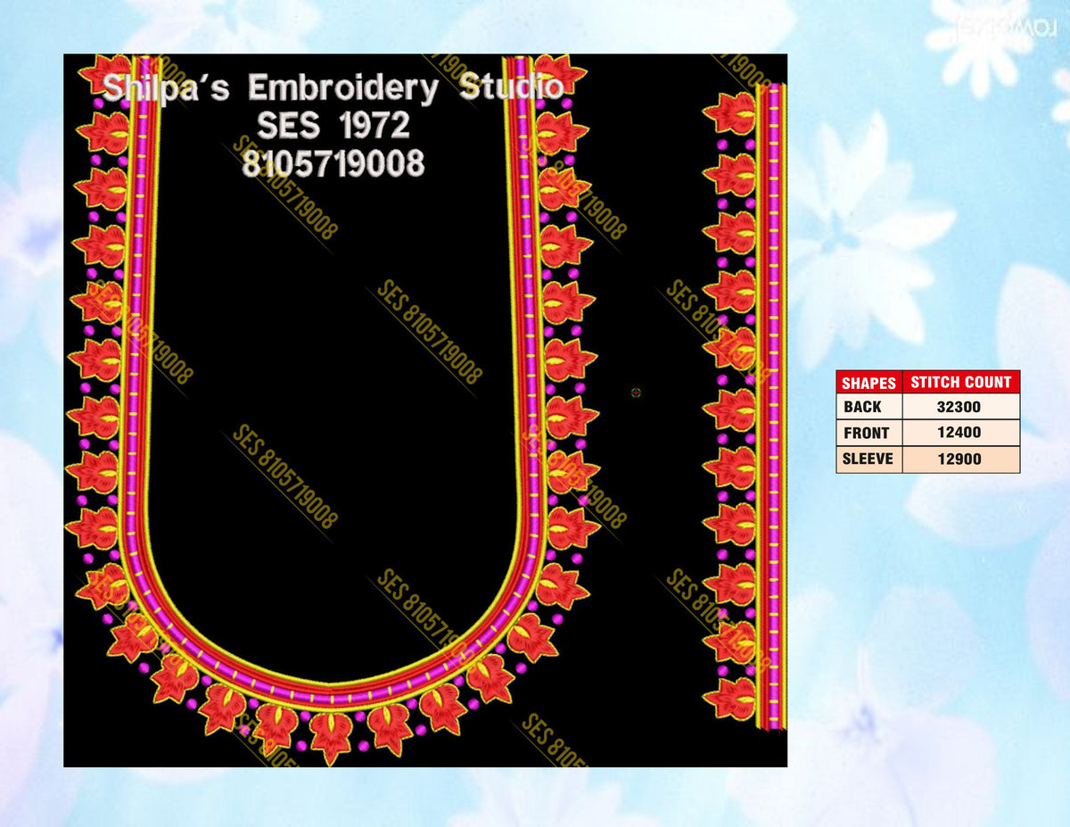 Embroidery Designs 1901-2000 Series