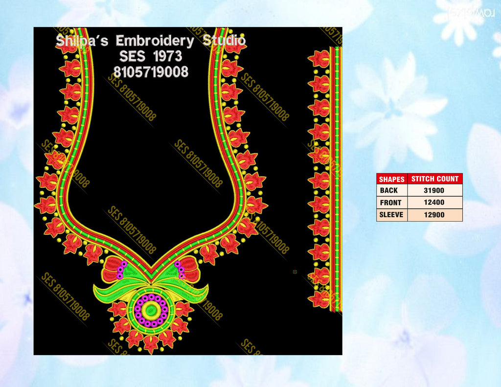 Embroidery Designs 1901-2000 Series