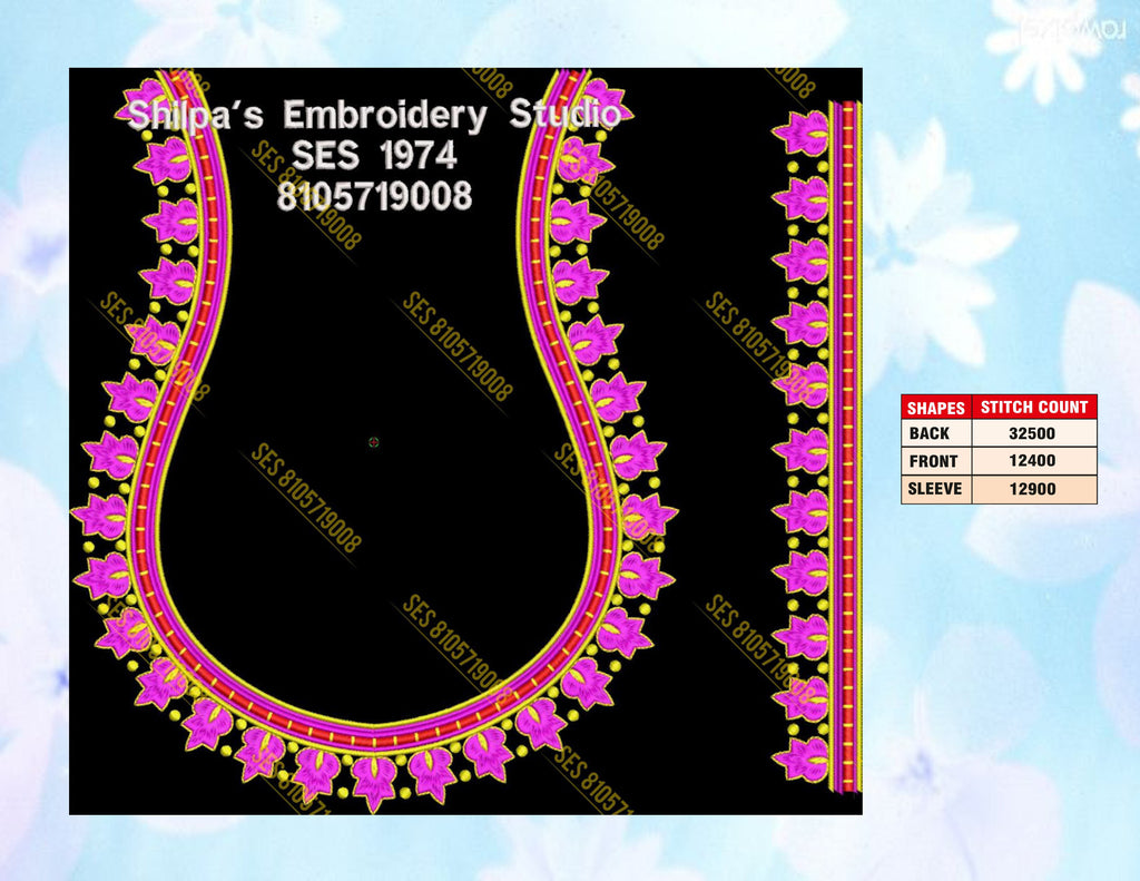 Embroidery Designs 1901-2000 Series