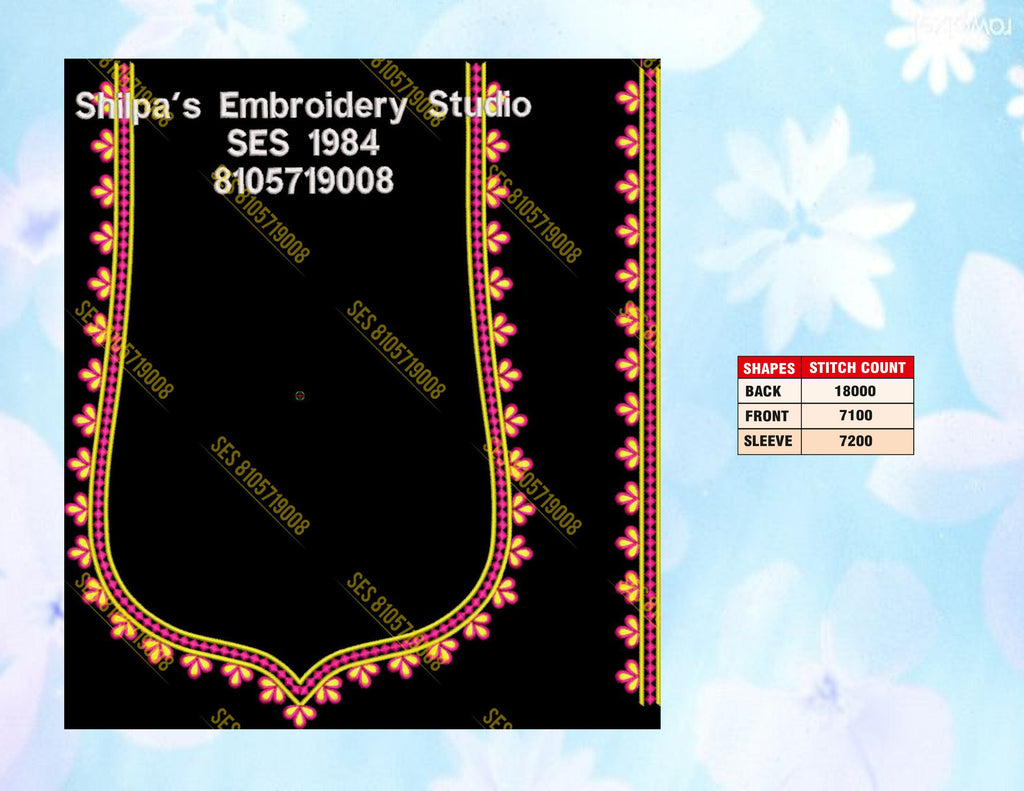 Embroidery Designs 1901-2000 Series