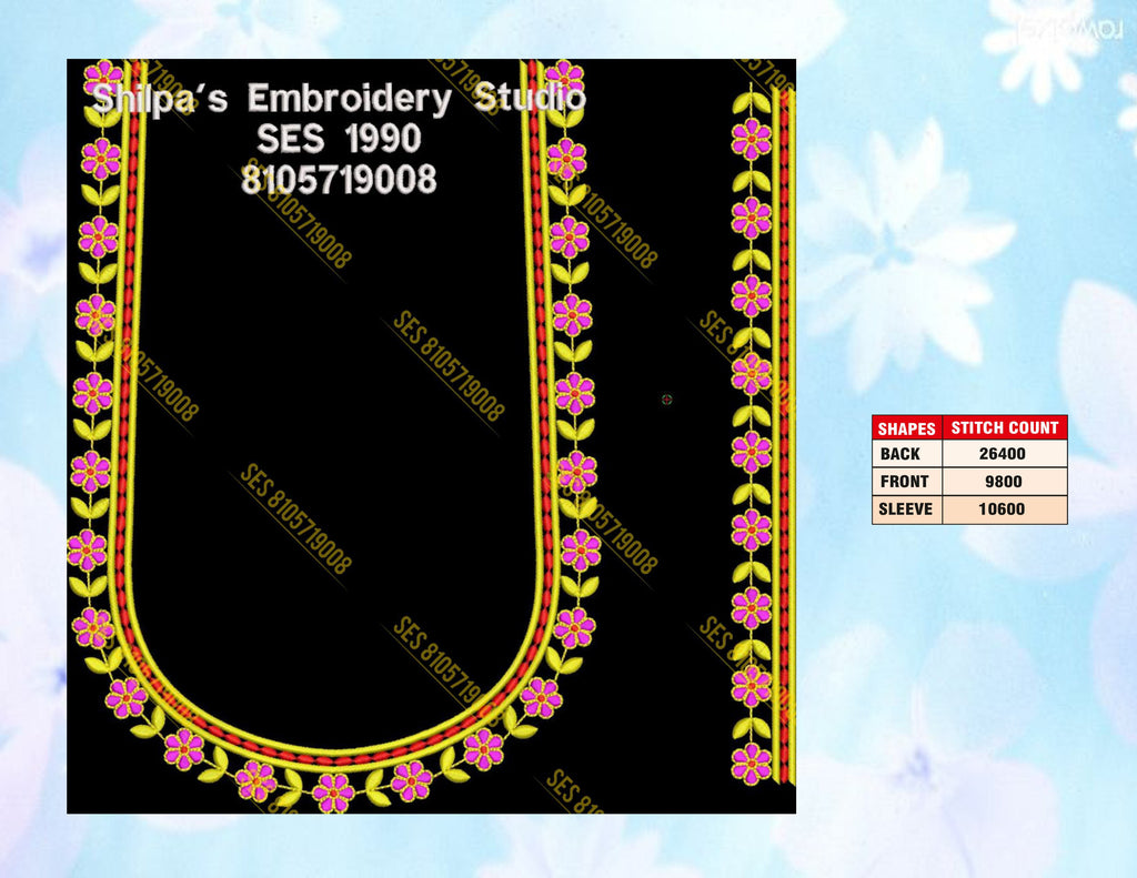 Embroidery Designs 1901-2000 Series