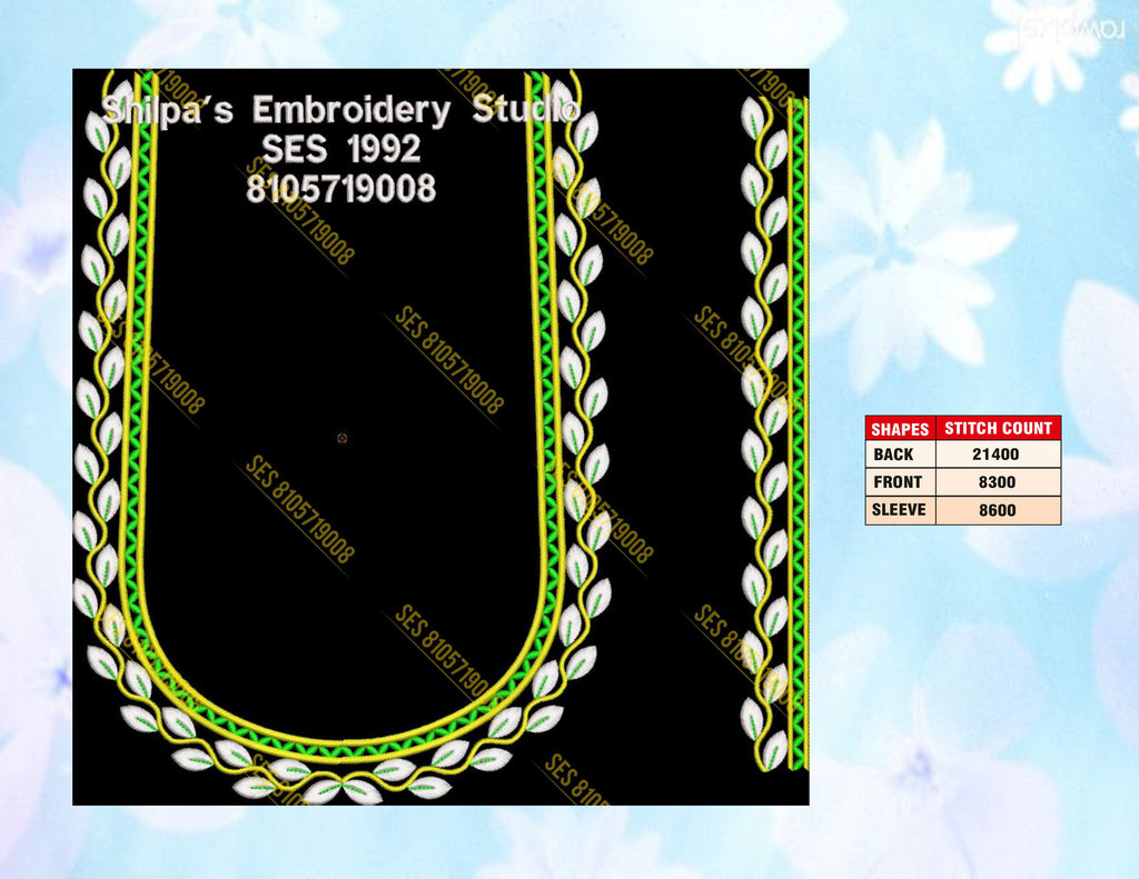 Embroidery Designs 1901-2000 Series