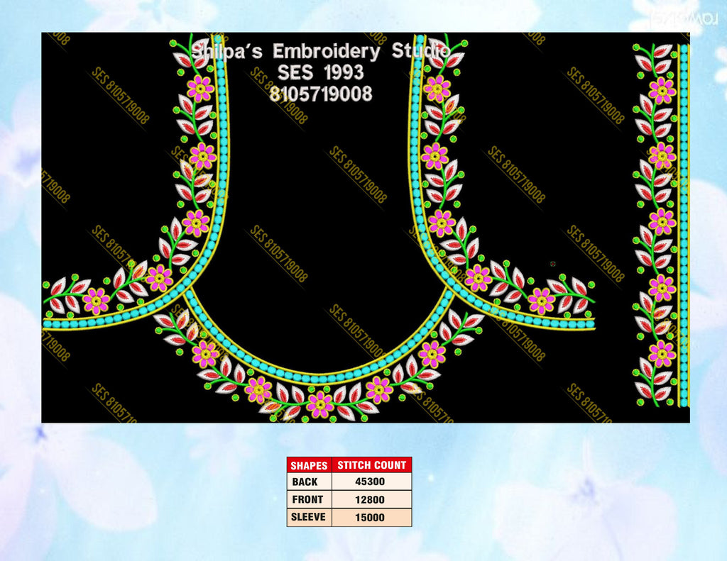 Embroidery Designs 1901-2000 Series