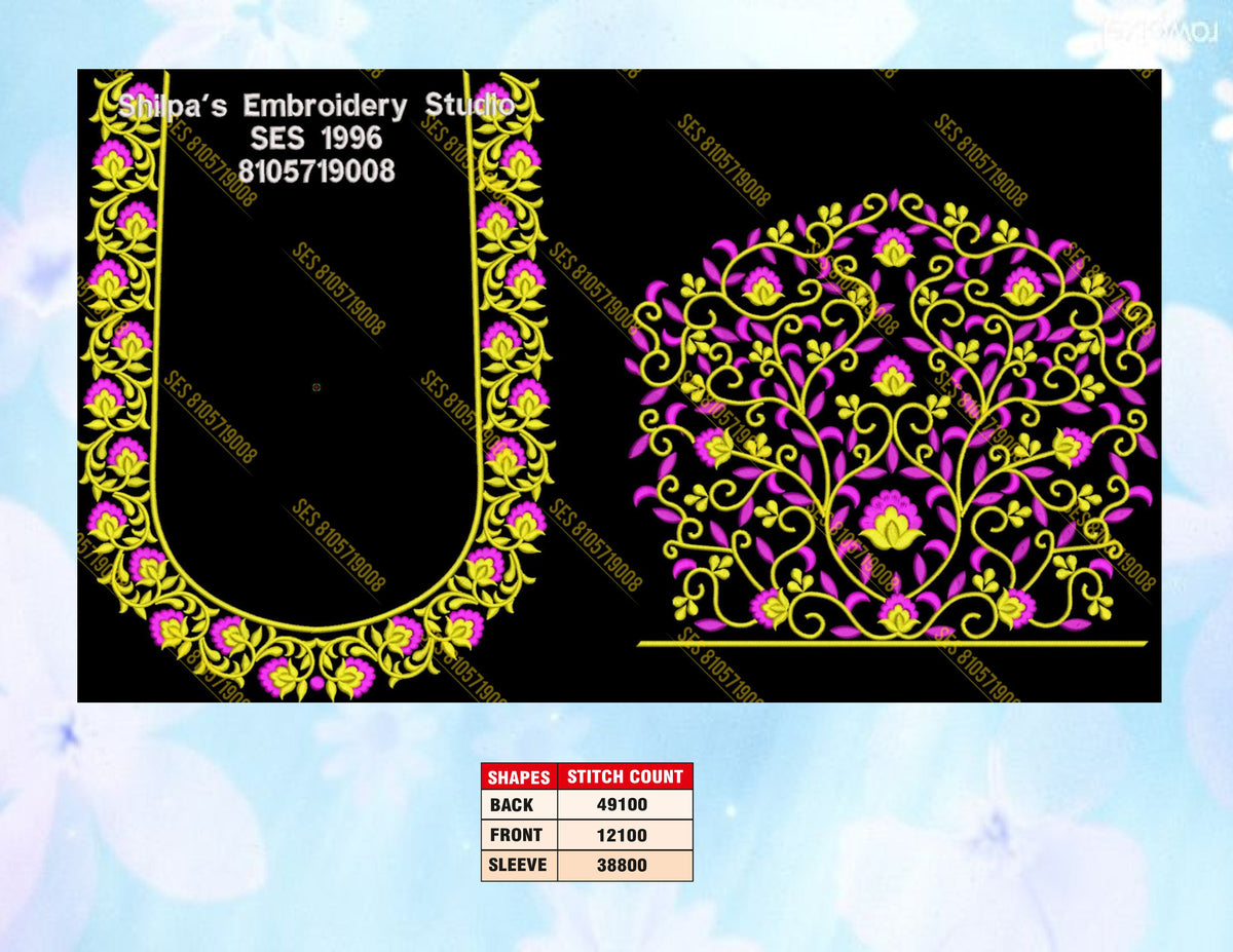 Embroidery Designs 1901-2000 Series