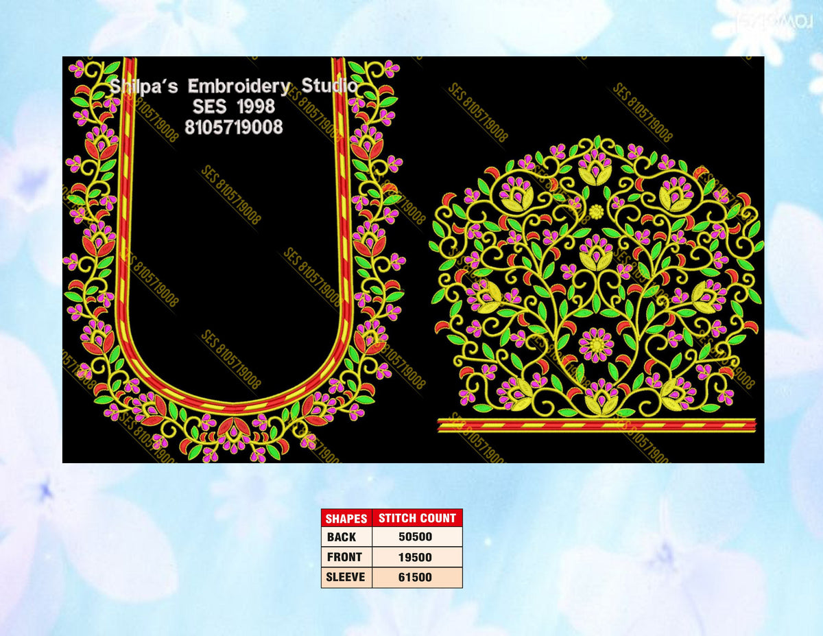 Embroidery Designs 1901-2000 Series