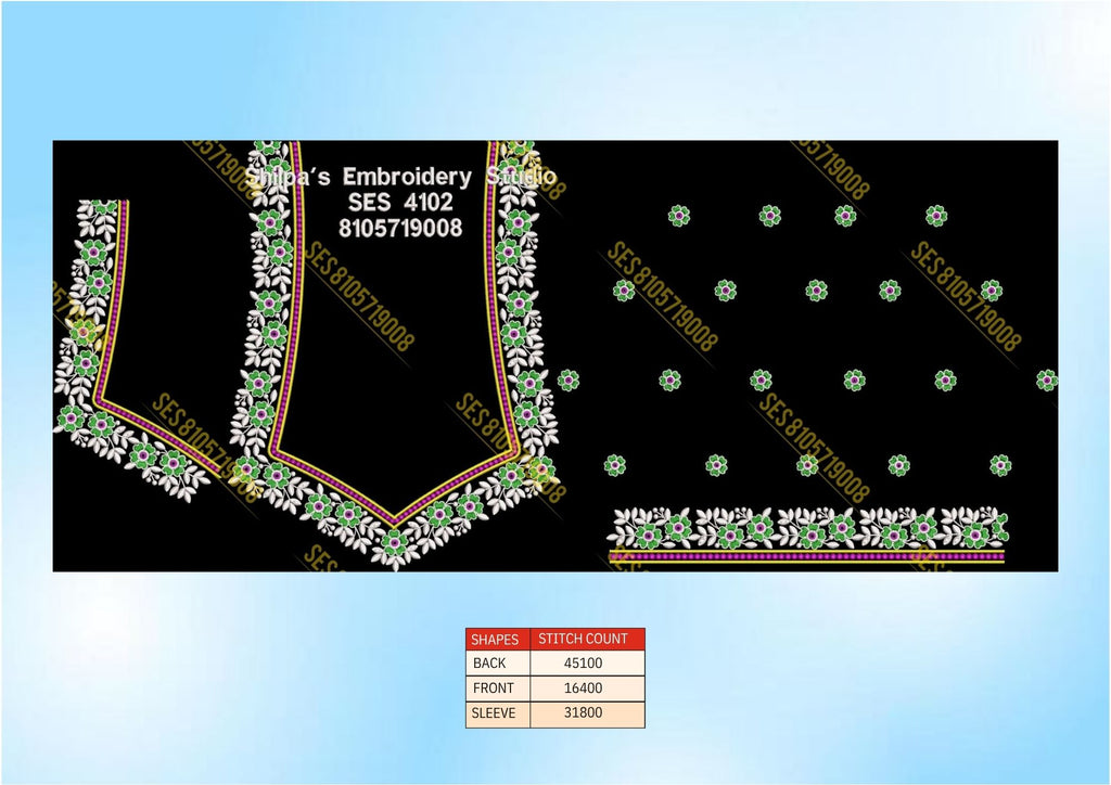 Embroidery Designs 4101-4200 Series